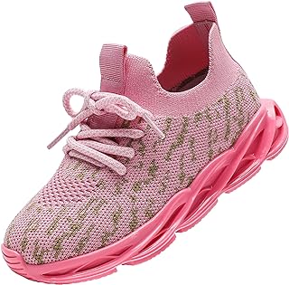 Photo 1 of  Girls Outdoors Running Shoes Tennis Lightweight Sport Walking Sneakers for Toddlers/Little Kids