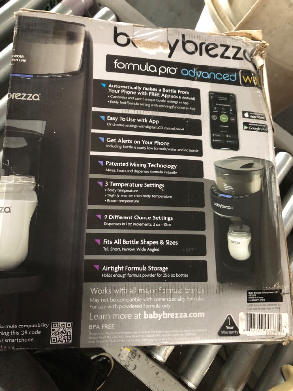 Photo 4 of Baby Brezza Formula Pro Mini Baby Formula Maker – Small Baby Formula Mixer Machine Fits Small Spaces and is Portable for Travel– Bottle Makers Makes The Perfect Bottle for Your Infant On The Go Advanced, WiFi