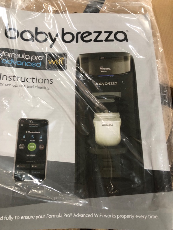 Photo 3 of Baby Brezza Formula Pro Mini Baby Formula Maker – Small Baby Formula Mixer Machine Fits Small Spaces and is Portable for Travel– Bottle Makers Makes The Perfect Bottle for Your Infant On The Go Advanced, WiFi