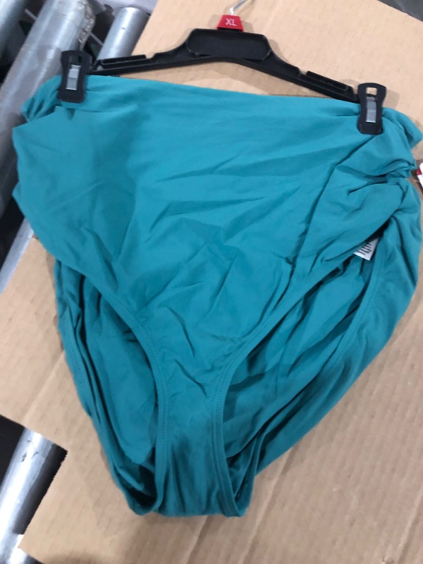 Photo 4 of Anne Cole Limited Edition Ladies Convertible High Waist Shirred Swim Bottom (Ocean Green XL)
