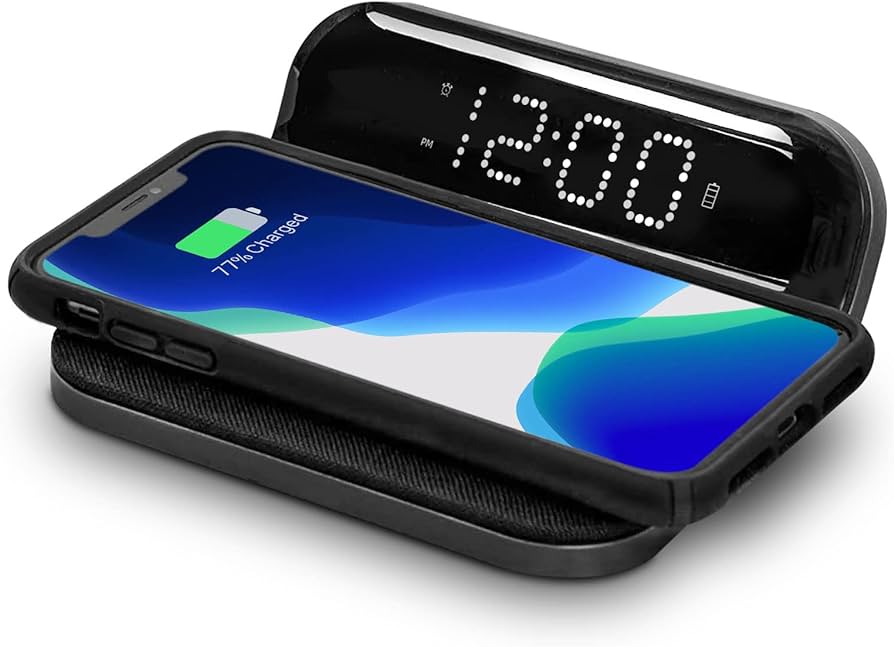 Photo 1 of USBERG Digital Alarm Clock with Wireless Charging