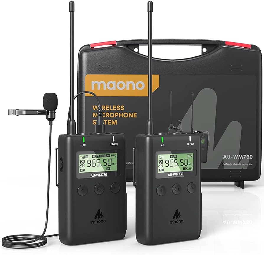 Photo 1 of MAONO Wireless Lavalier Microphone System