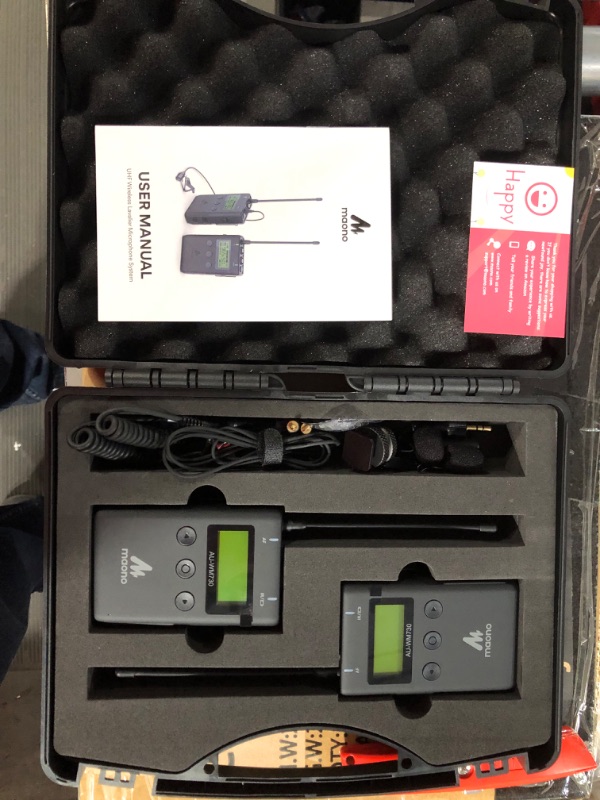 Photo 2 of MAONO Wireless Lavalier Microphone System