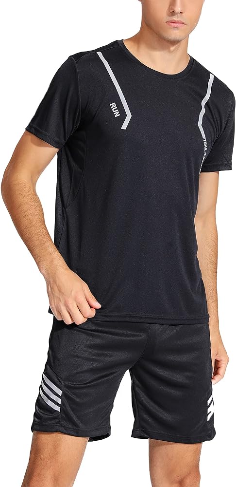 Photo 1 of Nabevin Men's Uv Swim Shirt Short Sleeve Regular Fit Solid Quick Dry UPF 50+