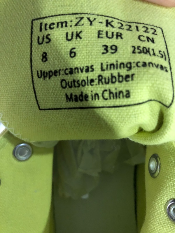 Photo 3 of ***SEE PHOTOS FOR SIZE***
Obtaom Women’s Canvas Shoes Yello