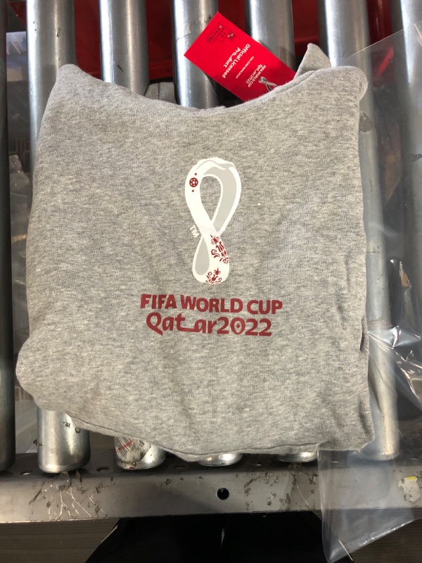 Photo 2 of Outerstuff Women's FIFA World Cup Core Fleece Hood France World Cup Soccer Team Medium Heather Grey