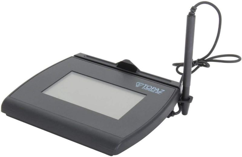 Photo 1 of [READ NOTES]
Topaz T-LBK755-BHSB-R SignatureGem LCD 4x3 Signature Capture Pad 