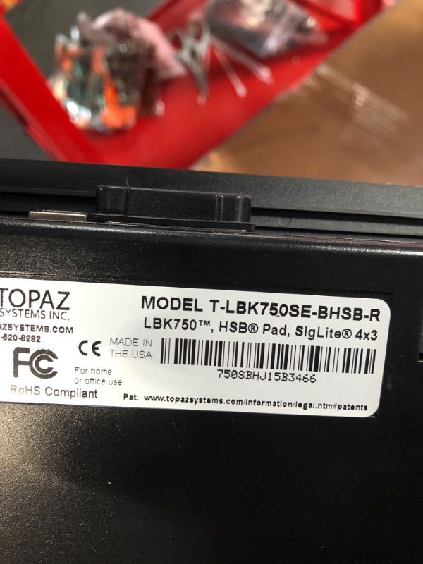 Photo 2 of [READ NOTES]
Topaz T-LBK755-BHSB-R SignatureGem LCD 4x3 Signature Capture Pad 