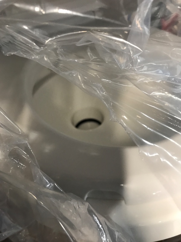 Photo 2 of  RV Toilet Pedal Flush with Flang - Upgraded T-Type Water Outlets Gravity Flush Toilet(2023 New), with Damping Slow Down Toilet Seat and Cover for Motorhome, RV