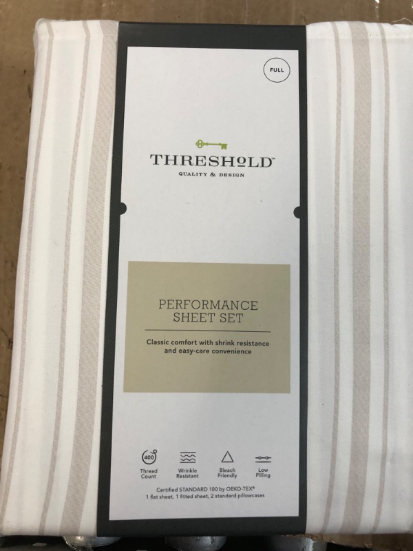 Photo 2 of 400 Thread Count Printed Performance Sheet Set - Threshold