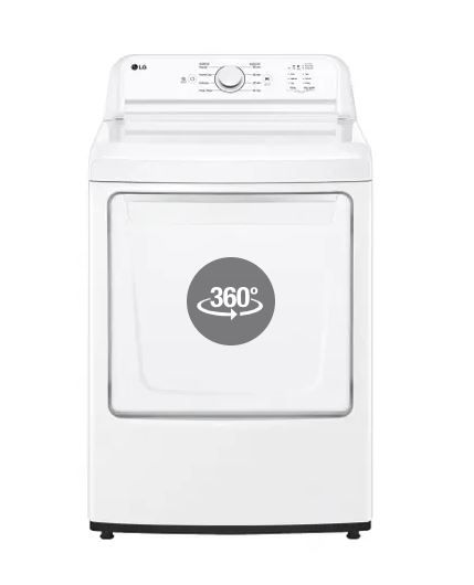 Photo 1 of **SEE NOTES/FOR PARTS**
LG 7.3 Cu.Ft. Vented Gas Dryer in White with Sensor Dry Technology
