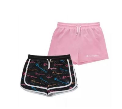 Photo 1 of Champion Girls' 2 Pack Active Bottom 14/16 PINK AND BLACK
