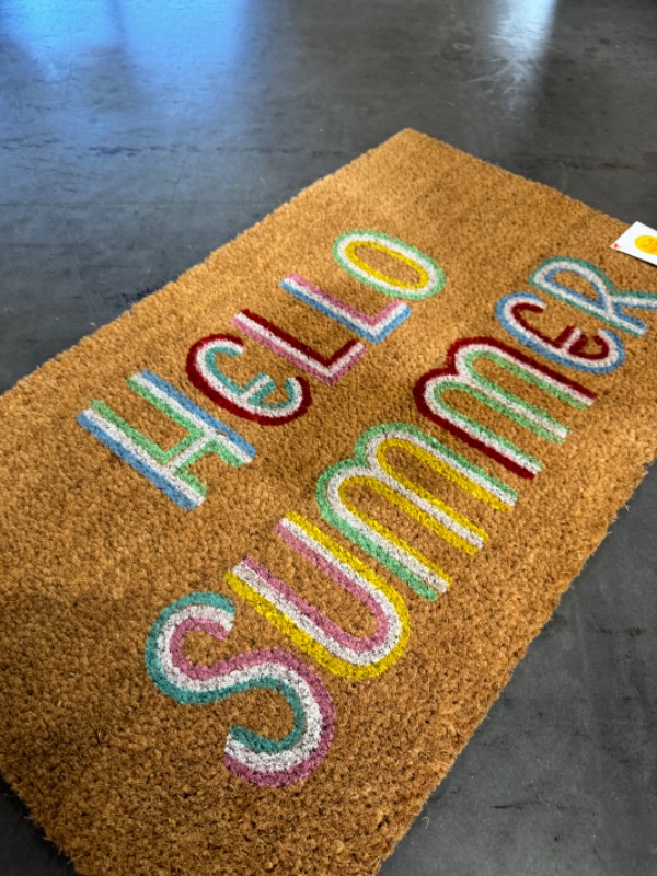 Photo 4 of 16x26 Hello Summer Doormat Brown - Sun Squad