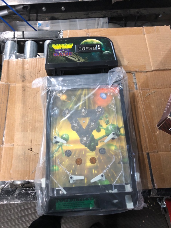 Photo 1 of **DAMAGE SEE NOTES**
Trisquirrel Pinball Machine, 16.5 Inch Age 8+ to Adults