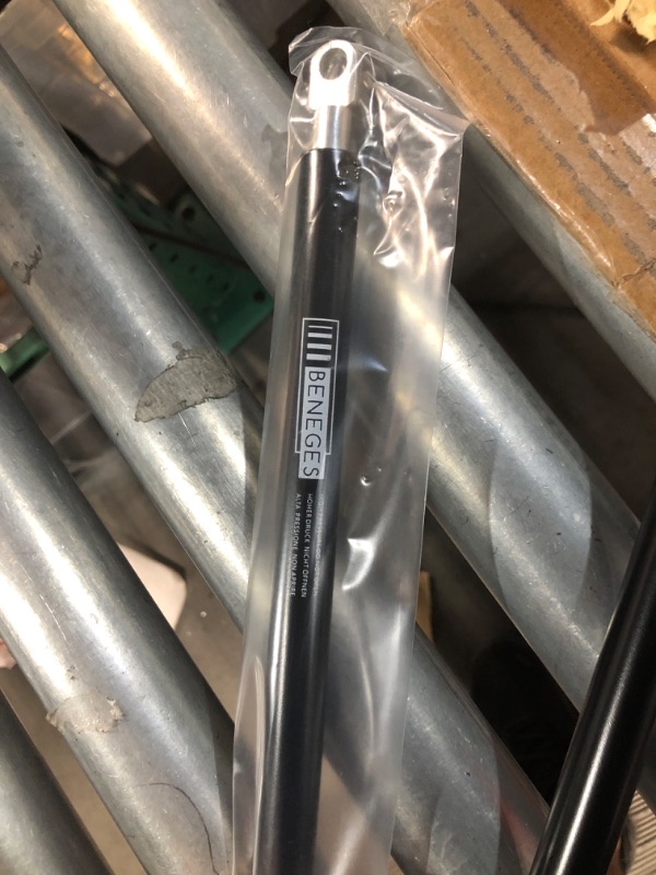 Photo 3 of Beneges 2PCs Universal Gas Charged Lift Supports Spring Struts Shocks Dampers Force 112 Lbs/500 N Per Prop, Force Per Set 224 Lbs/1000 N, Extended Length 20 inches 224 Lbs/1000 N, Extended Length 20"