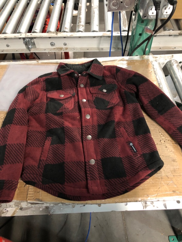 Photo 1 of boys size 7-6 plaid sweater 