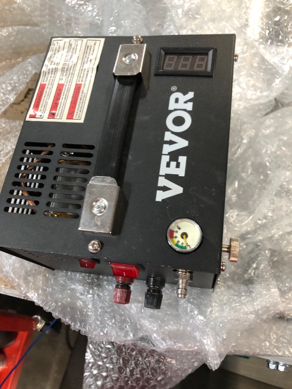 Photo 6 of ***MISSING PARTS - UNABLE TO TEST***
VEVOR PCP Air Compressor 12V DC, PCP Compressor 4500 Psi