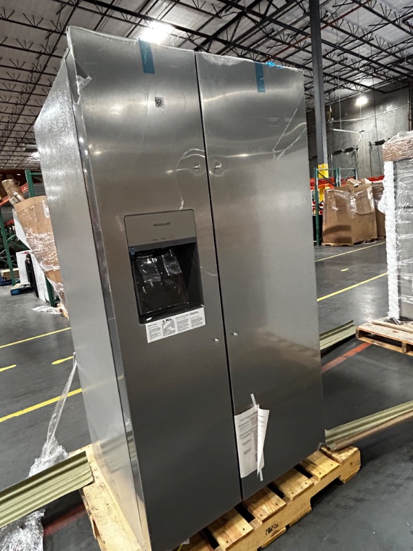 Photo 1 of Frigidaire 25.6 Cu. Ft. 36" Standard Depth Side by Side Refrigerator

