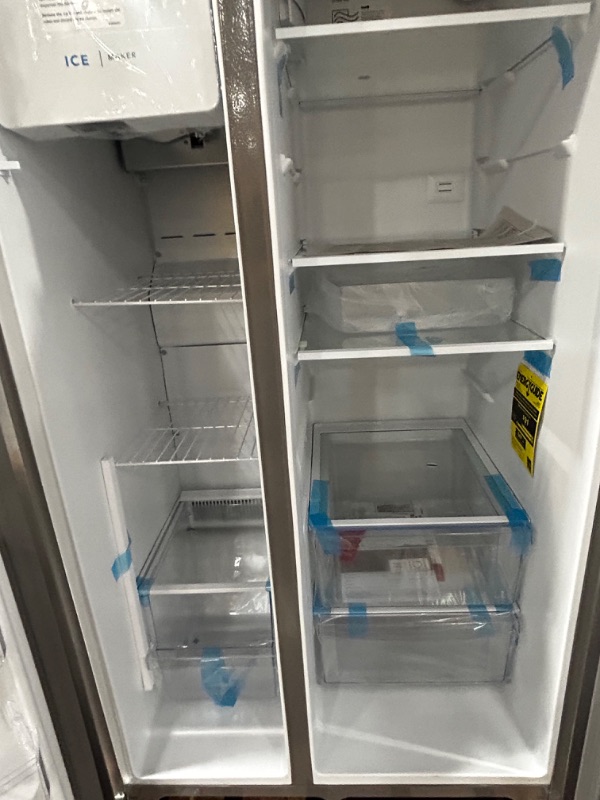 Photo 2 of Frigidaire 25.6 Cu. Ft. 36" Standard Depth Side by Side Refrigerator
