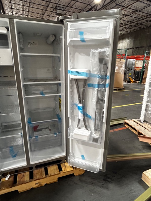 Photo 4 of Frigidaire 25.6 Cu. Ft. 36" Standard Depth Side by Side Refrigerator
