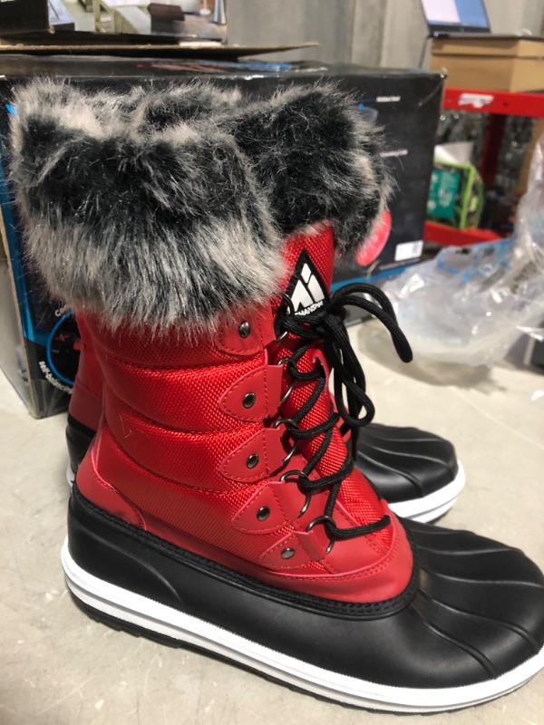 Photo 3 of * used * women's 11 * see images for damage
JSWEI Women's Waterproof Winter Snow Boots Warm Insulation Outdoor Cold Weather Boot for Women 