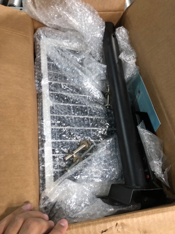 Photo 1 of **PARTS ONLY**
Lovus Solar LED Street Light Outdoor, 1200W Dusk to Dawn Solar Parking Lot Light ST4-107 1200W-1Pack