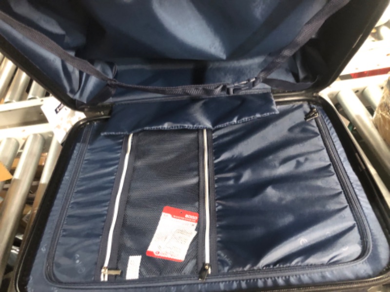 Photo 2 of Coolife Luggage Expandable(only 28") Suitcase PC+ABS Spinner 20in 24in 28in Carry on (navy new