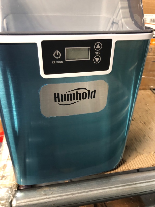 Photo 5 of **NONREFUNDABLE**FOR PARTS OR REPAIR**SEE NOTES**
Humhold Portable Nugget Ice Maker CounterTop, 33Lbs/24Hrs Chewable Pebble Ice, Auto Self Cleaning, Crushed Pellet Ice Cubes Maker Machine with Handle, Compact Design for Home/Kitchen/Camping/RV small 33lbs