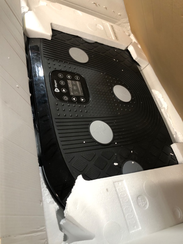 Photo 1 of Rumblex Plus 4D Vibration Plate Exercise Machine - Triple Motor Oscillation, Linear, Pulsation + 3D/4D Motion Vibration Platform | Whole Body Viberation Machine for Fitness & Shaping. Black