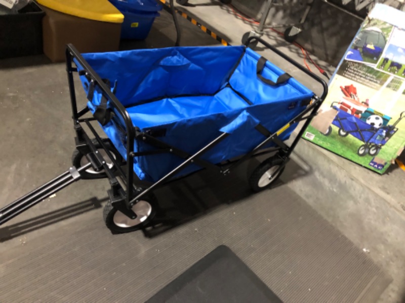 Photo 7 of ***HANDLE LATCH BROKEN - SEE PICTURES***
MAC SPORTS WTC-111 Outdoor Utility Wagon, Solid Blue Solid Blue Wagon