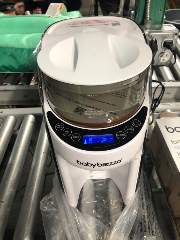 Photo 3 of *APPEARS IN GOOD CONDITION** New and Improved Baby Brezza Formula Pro Advanced Formula Dispenser Machine - Automatically Mix a Warm Formula Bottle Instantly - Easily Make Bottle with Automatic Powder Blending