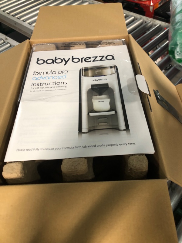 Photo 2 of *APPEARS IN GOOD CONDITION** New and Improved Baby Brezza Formula Pro Advanced Formula Dispenser Machine - Automatically Mix a Warm Formula Bottle Instantly - Easily Make Bottle with Automatic Powder Blending