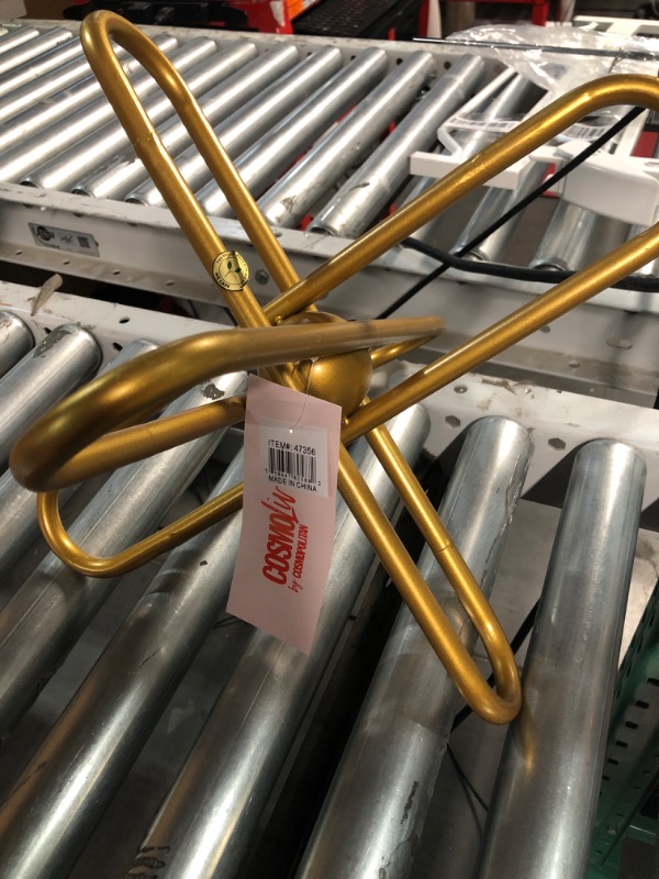 Photo 1 of **JUST ONE PAPER CLIP ACCENT** CosmoLiving by Cosmopolitan Metal Geometric Sculpture with Paper Clip Accent