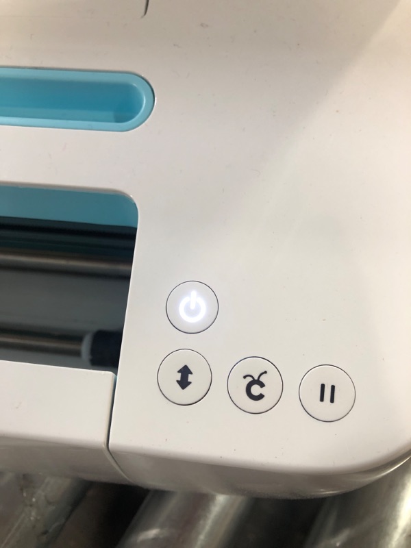 Photo 2 of **TURNS ON APPEARS IN GOOD CONDITION** Cricut Maker in Blue & Digital Content Library Bundle - Smart Cutting Machine Compatible with iOS, Android, Windows & Mac