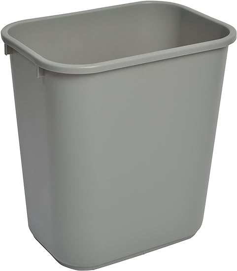 Photo 1 of *MINOR DENT ON SIDE NEAR BOTTOM ** 10 Gallon Waste Basket,Grey