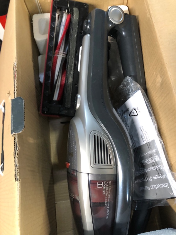 Photo 2 of *DIRTY** ROOMIE TEC Cordless Vacuum Cleaner, 2 in 1 Handheld Vacuum, High-Power 2200mAh Li-ion Rechargeable Battery, with Corner Lighting and Upright Charging Base