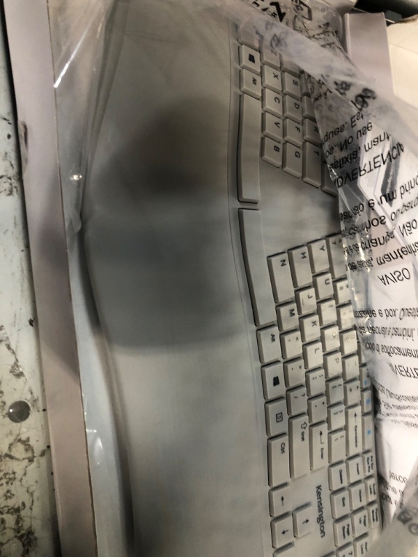 Photo 1 of Kensington Pro Fit Ergonomic Wireless Keyboard - Grey (K75402US)