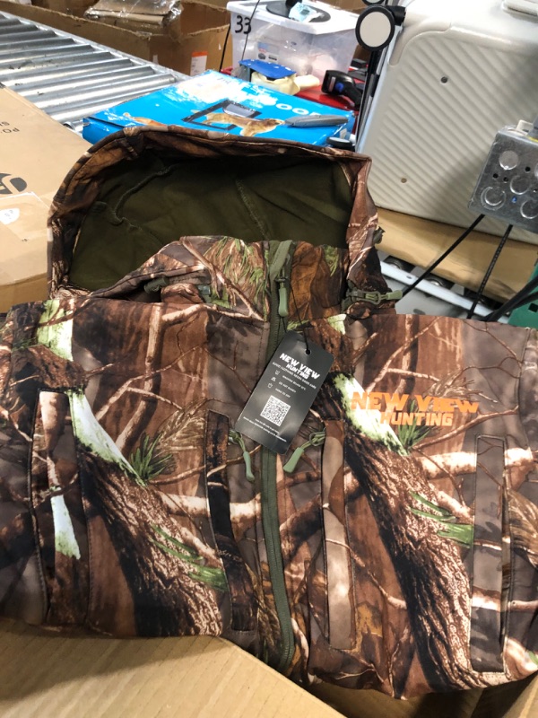 Photo 3 of NEW VIEW Thick Hunting Clothes for Men, Cold Weather Camo Hunting Jacket & Pants for Deer Duck Hunting SIZE SMALL
