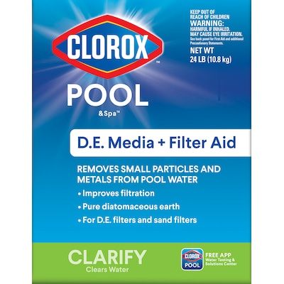 Photo 1 of *SOME OF THE POWDER COMING OUT OF BOX** Clorox Pool&Spa 24-lb D.E. Pool Filter Aid