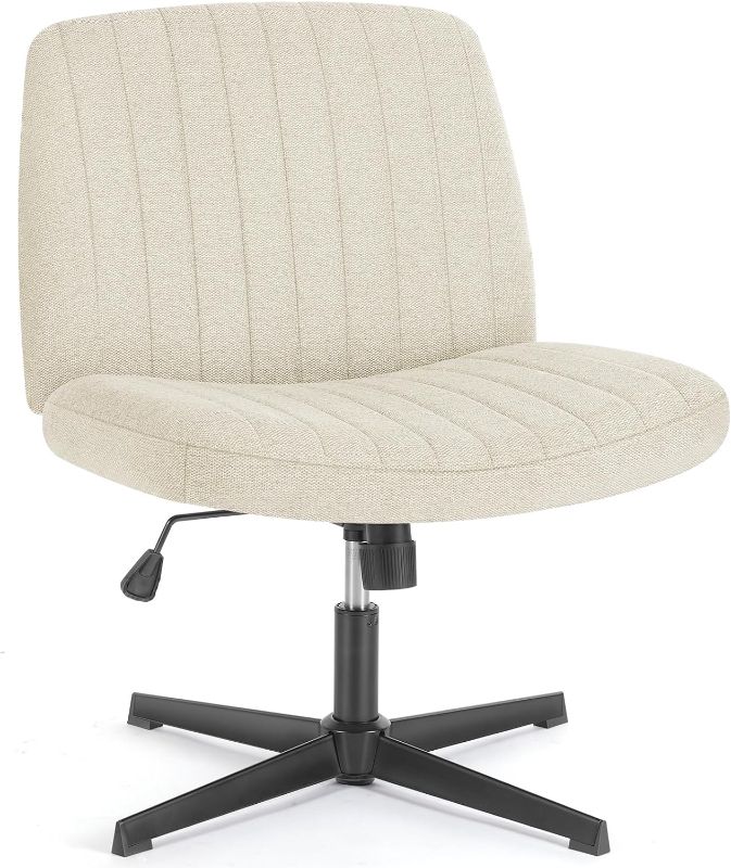 Photo 1 of MISSNIG HARDWARE**SEE NOTES**STOCK IMG AS REF**
Armless Office Chair, Desk Chairs No Wheels