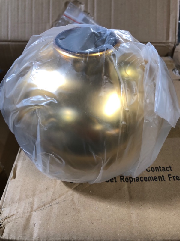 Photo 3 of * please read notes * used item * 
KCO Lighting Modern 3-Pack Gold Globe Pendant Lighting Adjustable Length Lamp LED Farmhouse Light Fixtures Brass 15*20*25cm