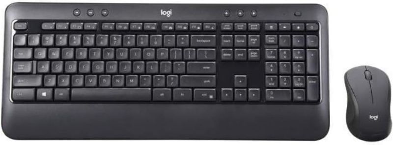 Photo 1 of Logitech MK540 Full-size Advanced Wireless Scissor Keyboard & Mouse Bundle Black