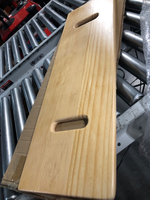 Photo 1 of Slide Transfer Board with Handles,Made of Heavy-Duty Wood,Mobility Aid for Senior and Handicap,Load Capacity Up to 500 lbs,24×8×0.75" (24 * 8 * 0.75) 24*8*0.75