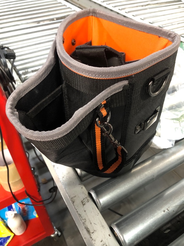 Photo 2 of Klein Tools 55419SP-14 Tool Bag with Shoulder Strap Has 14 Pockets for Tool Storage, Can Fit Long Screwdrivers