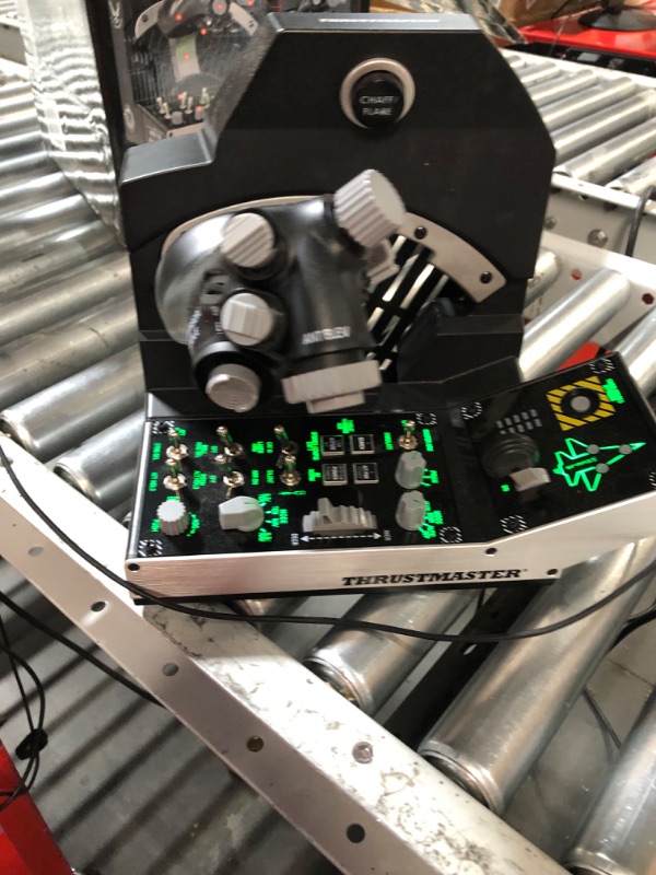 Photo 3 of *TURNS ON* Thrustmaster Viper TQS Mission Pack: Metal Throttle Quadrant System, Throttle and Control Panel Included, 64 Action Buttons, 6 Axes, Licensed by the U.S. Air Force (PC) Viper Mission Pack