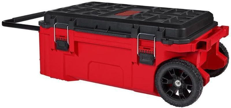 Photo 1 of 
48-22-8428 For Milwaukee PACKOUT Rolling Tool Chest w Dual Stack Top, 250lb Capacity,Tool Chest,9" All-Terrain Wheel