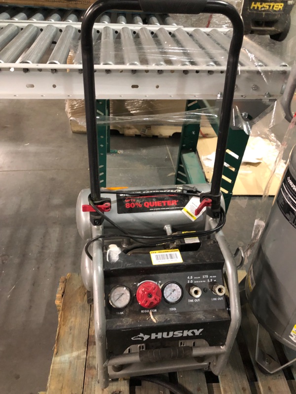 Photo 1 of 4.5 Gal. Portable Electric-Powered Silent Air Compressor