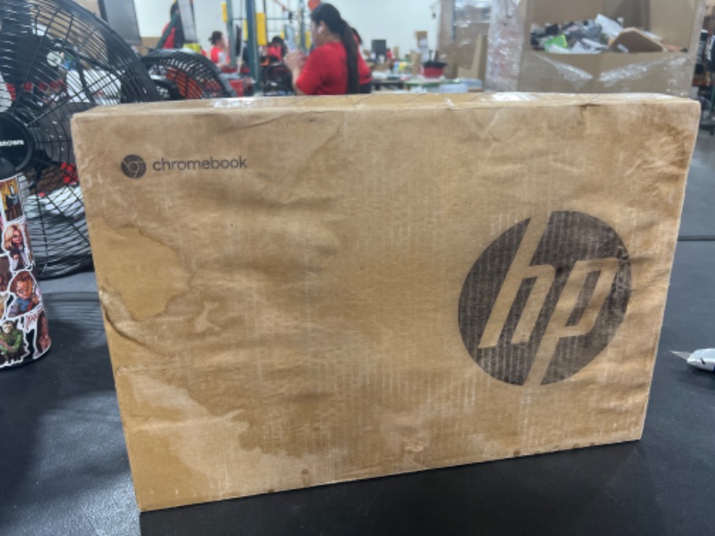 Photo 1 of NEW IN BOX
HP - 14 Chromebook - Intel Celeron - 4GB Memory - 64GB EMMC - Modern Gray
