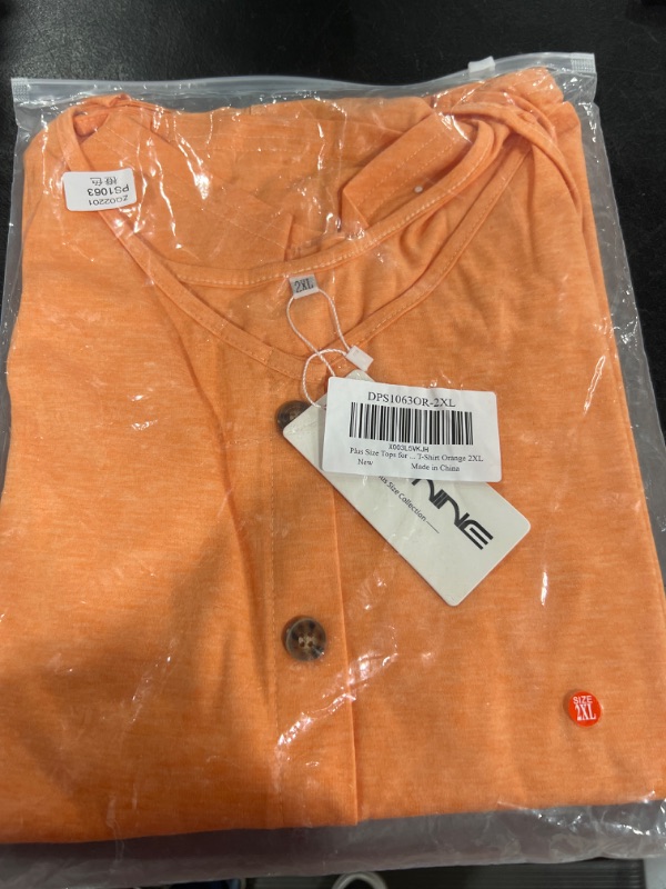 Photo 1 of DOLNINE Womens-Plus-Size-Tank-Tops Summer Sleeveless T Shirts Casual Button Down Tunic Tee 2XL
