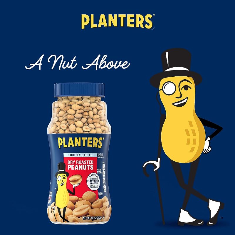 Photo 1 of 6 pack roasted peanuts planters expire 09/30/2023